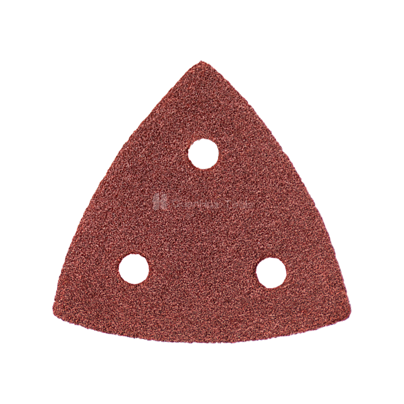 80*80mm 耐摩耗性木材研磨三角サンドペーパー