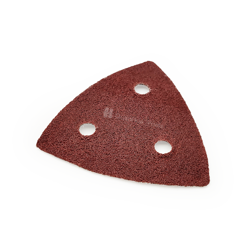 80*80mm 耐摩耗性木材研磨三角サンドペーパー